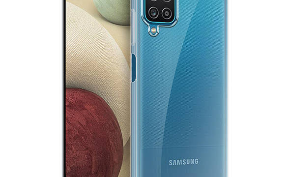 Crong Crystal Slim Cover - Etui Samsung Galaxy A12 (przezroczysty) - zdjęcie 2