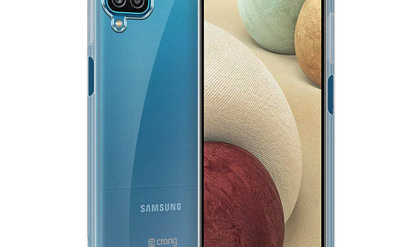 Crong Crystal Slim Cover - Etui Samsung Galaxy A12 (przezroczysty) - zdjęcie 3
