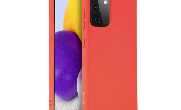 Crong Color Cover - Etui Samsung Galaxy A72 (czerwony) - zdjęcie 1