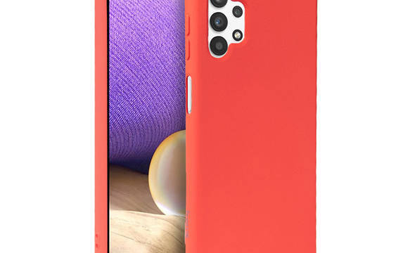 Crong Color Cover - Etui Samsung Galaxy A32 (czerwony) - zdjęcie 1