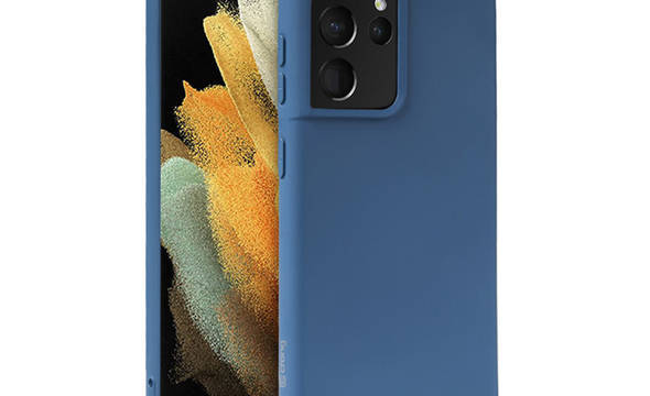 Crong Color Cover - Etui Samsung Galaxy S21 Ultra (niebieski) - zdjęcie 1