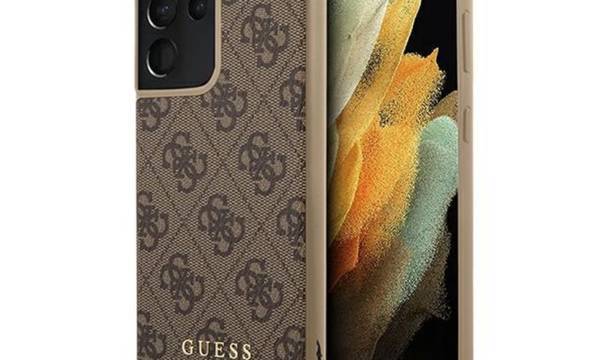 Guess 4G Charms Collection - Etui iPhone Samsung Galaxy S21 Ultra (brązowy) - zdjęcie 1