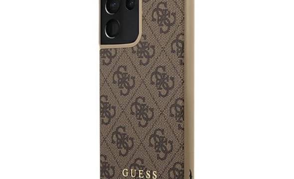 Guess 4G Charms Collection - Etui iPhone Samsung Galaxy S21 Ultra (brązowy) - zdjęcie 2