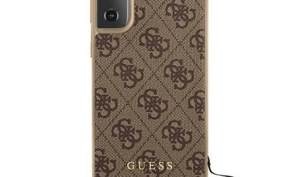 Guess 4G Charms Collection - Etui iPhone Samsung Galaxy S21 (brązowy) - zdjęcie 3