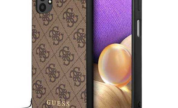 Guess 4G Charms Collection - Etui Samsung Galaxy A32 LTE (brązowy) - zdjęcie 1