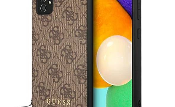 Guess 4G Charms Collection - Etui Samsung Galaxy A52 (brązowy) - zdjęcie 1