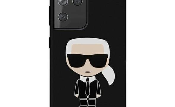 Karl Lagerfeld Fullbody Silicone Iconic - Etui Samsung Galaxy S21 Ultra (Czarny) - zdjęcie 1
