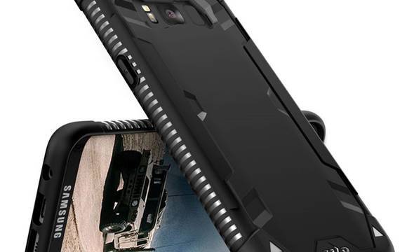 Zizo Proton Case - Pancerne etui Samsung Galaxy S8 ze szkłem 9H na ekran (czarny) - zdjęcie 5