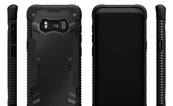 Zizo Proton Case - Pancerne etui Samsung Galaxy S8 ze szkłem 9H na ekran (czarny) - zdjęcie 7