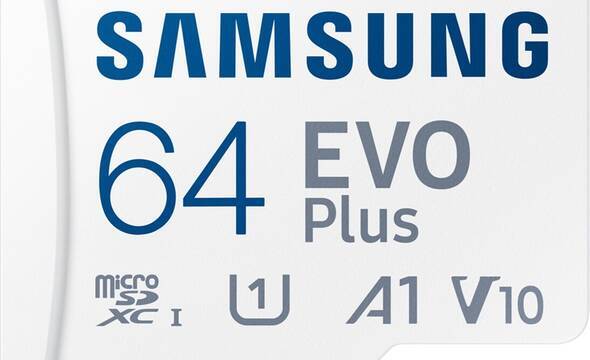 Samsung microSDXC EVO Plus -  Karta pamięci 64 GB UHS-I U1 A1 V10  z adapterem - zdjęcie 1