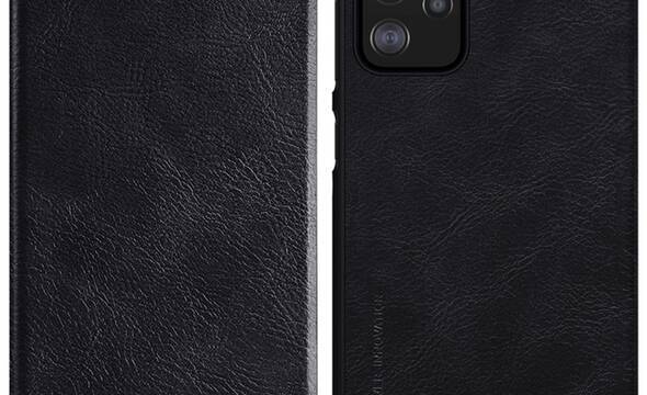 Nillkin Qin Leather Case - Etui Samsung Galaxy A52 5G/ 4G (Black) - zdjęcie 1