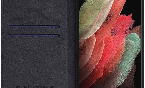 Nillkin Qin Leather Case - Etui Samsung Galaxy S21 FE 2021 (Black) - zdjęcie 1