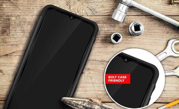 ZIZO BOLT Series - Pancerne etui Samsung Galaxy A02S ze szkłem 9H na ekran + uchwyt z podstawką (czarny) - zdjęcie 3