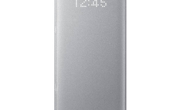 Samsung LED View Cover - Etui z klapką + kieszeń na kartę Samsung Galaxy S8+ (srebrny) - zdjęcie 1