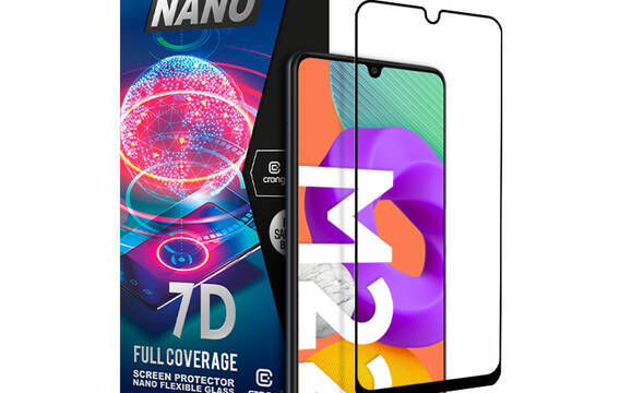 Crong 7D Nano Flexible Glass - Szkło hybrydowe 9H na cały ekran Samsung Galaxy M22 - zdjęcie 1