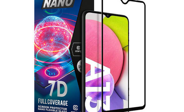 Crong 7D Nano Flexible Glass - Szkło hybrydowe 9H na cały ekran Samsung Galaxy A13 5G - zdjęcie 1