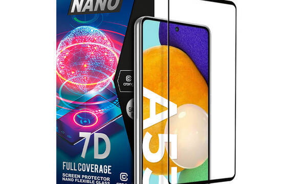 Crong 7D Nano Flexible Glass - Szkło hybrydowe 9H na cały ekran Samsung Galaxy A53 - zdjęcie 1