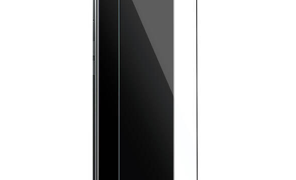 PURO Frame Tempered Glass - Szkło ochronne hartowane na ekran Samsung Galaxy S22 Ultra (czarna ramka) - zdjęcie 1