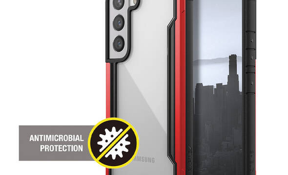 X-Doria Raptic Shield Pro - Etui Samsung Galaxy S22 5G (Antimicrobial Protection) (Red) - zdjęcie 1