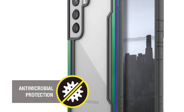X-Doria Raptic Shield Pro - Etui Samsung Galaxy S22 5G (Antimicrobial Protection) (Iridescent) - zdjęcie 1