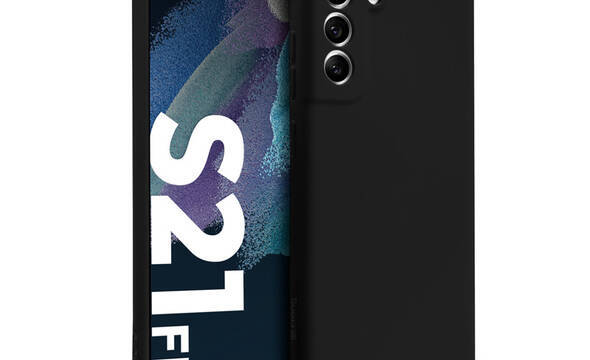 Crong Color Cover - Etui Samsung Galaxy S21 FE (czarny) - zdjęcie 1