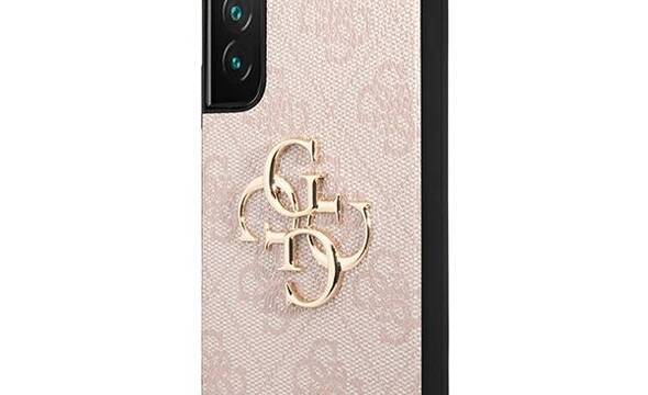 Guess 4G Big Metal Logo - Etui Samsung Galaxy S22 (różowy) - zdjęcie 2