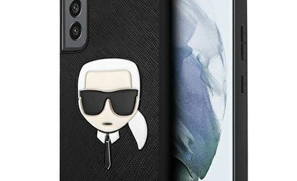 Karl Lagerfeld Saffiano Ikonik Karl`s Head - Etui Samsung Galaxy S22+ (czarny) - zdjęcie 1