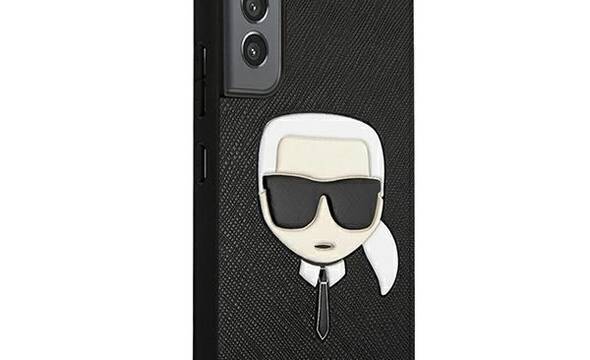 Karl Lagerfeld Saffiano Ikonik Karl`s Head - Etui Samsung Galaxy S22+ (czarny) - zdjęcie 3