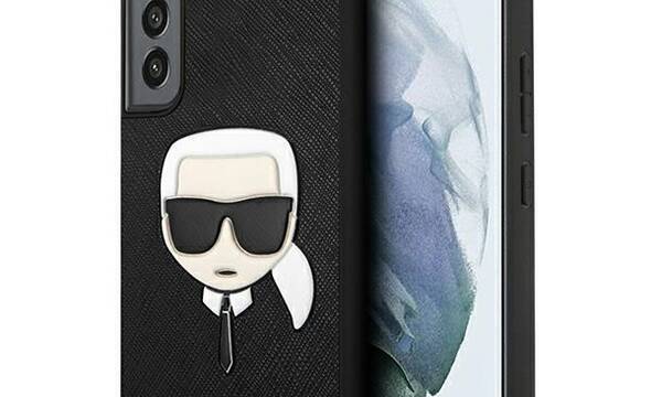 Karl Lagerfeld Saffiano Ikonik Karl`s Head - Etui Samsung Galaxy S22 (czarny) - zdjęcie 1