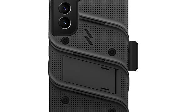 ZIZO BOLT Series - Pancerne etui Samsung Galaxy S22 ze szkłem 9H na ekran + uchwyt z podstawką (czarny) - zdjęcie 2