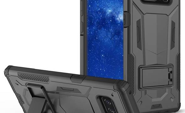 Zizo Hybrid Transformer Cover - Pancerne etui Samsung Galaxy Note 8 (2017) z podstawką (Black/Black) - zdjęcie 1