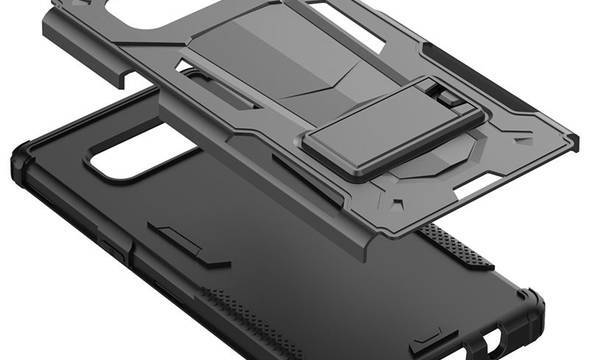 Zizo Hybrid Transformer Cover - Pancerne etui Samsung Galaxy Note 8 (2017) z podstawką (Black/Black) - zdjęcie 5