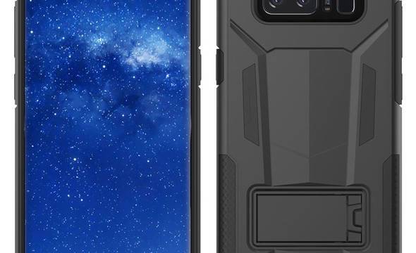 Zizo Hybrid Transformer Cover - Pancerne etui Samsung Galaxy Note 8 (2017) z podstawką (Black/Black) - zdjęcie 6