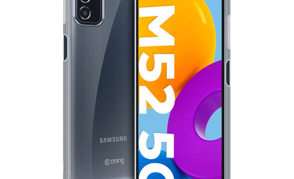 Crong Crystal Slim Cover - Etui Samsung Galaxy M52 5G (przezroczysty) - zdjęcie 3