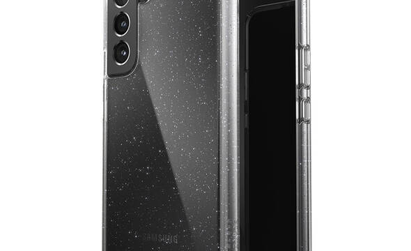 Speck Presidio Perfect-Clear with Glitter - Etui Samsung Galaxy S22+ z powłoką antybakteryjną MICROBAN (Clear/Platinum Glitter) - zdjęcie 7