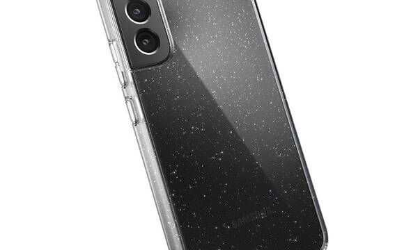 Speck Presidio Perfect-Clear with Glitter - Etui Samsung Galaxy S22+ z powłoką antybakteryjną MICROBAN (Clear/Platinum Glitter) - zdjęcie 8