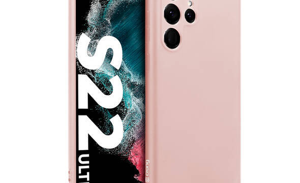 Crong Color Cover - Etui Samsung Galaxy S22 Ultra (różowy) - zdjęcie 1