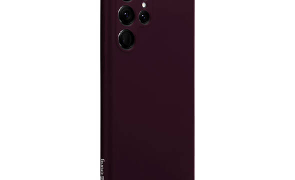 Crong Color Cover - Etui Samsung Galaxy S22 Ultra (burgundowy) - zdjęcie 2