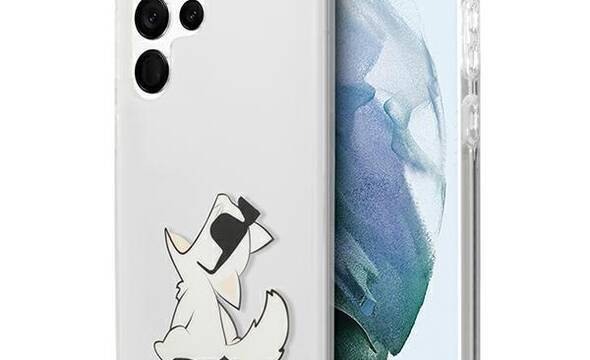 Karl Lagerfeld Choupette Fun  - Etui Samsung Galaxy S22 Ultra (przezroczysty) - zdjęcie 1