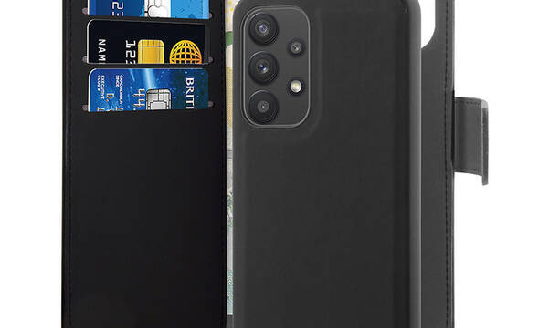 PURO Wallet Detachable - Etui 2w1 Samsung Galaxy A33 5G (czarny) - zdjęcie 2