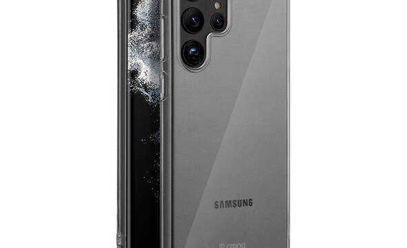 Crong Crystal Slim Cover - Etui Samsung Galaxy S22 Ultra (przezroczysty) - zdjęcie 1