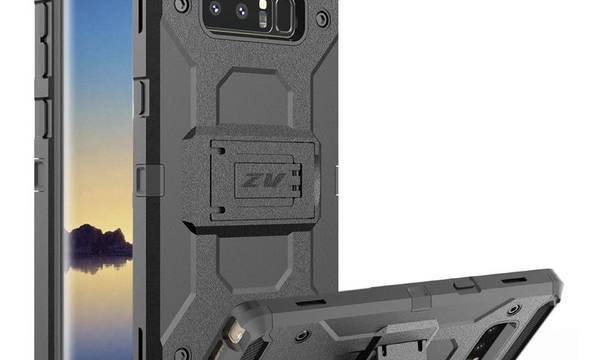 Zizo Armor Cover - Pancerne etui Samsung Galaxy Note 8 (2017) z podstawką i uchwytem do paska (Black/Black) - zdjęcie 1