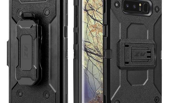 Zizo Armor Cover - Pancerne etui Samsung Galaxy Note 8 (2017) z podstawką i uchwytem do paska (Black/Black) - zdjęcie 2