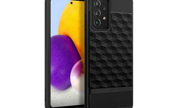 Spigen - Caseology Parallax Etui Samsung Galaxy A72 5G (czarny) - zdjęcie 6