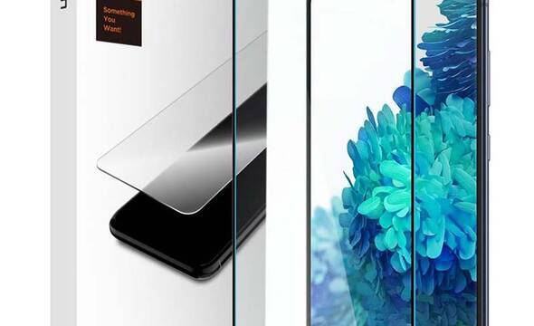 Spigen Glas.TR Slim FC - Szkło hartowane Samsung Galaxy S20 FE (Czarny) - zdjęcie 1