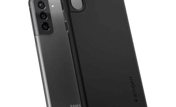 Spigen Thin Fit - Etui Samsung Galaxy S21 5G (Czarny) - zdjęcie 2