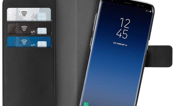 PURO Wallet Detachable - Etui 2w1 Samsung Galaxy S9 (czarny) - zdjęcie 3