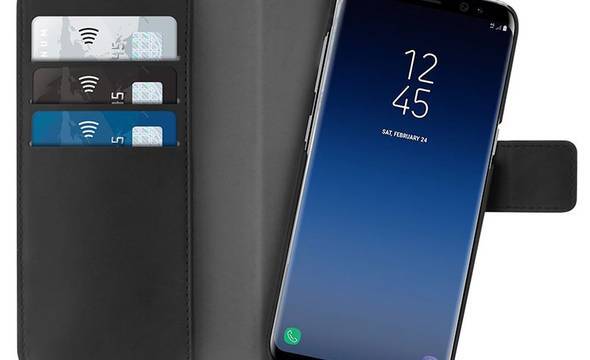 PURO Wallet Detachable - Etui 2w1 Samsung Galaxy S9+ (czarny) - zdjęcie 3