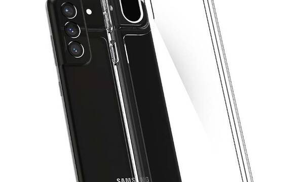 Spigen Ultra Hybrid - Etui Samsung Galaxy S21 FE (Przezroczysty) - zdjęcie 6