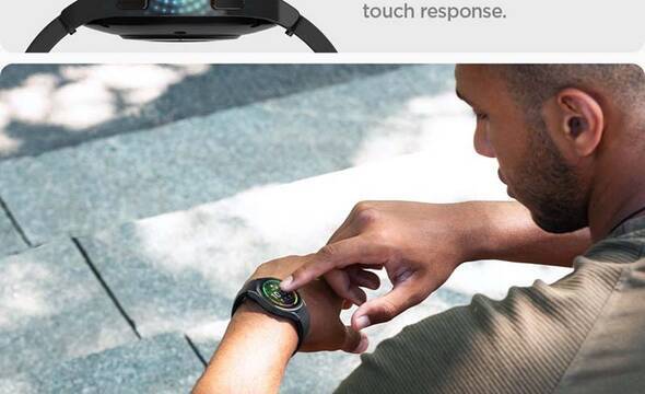Spigen GLAS.TR EZ FIT - Szkło hartowane do Samsung Galaxy Watch 4 / 5 40 mm (2 szt) - zdjęcie 1